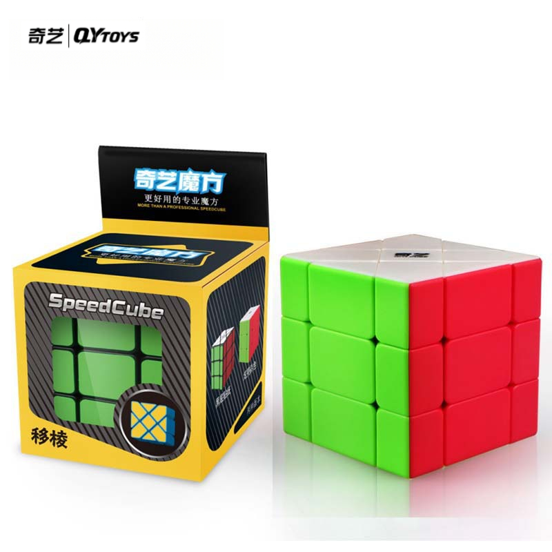 Qiyi Cube 3x3 Speed Cube Stickerless Fisher Cube 3x3x3 Magic Cube ...