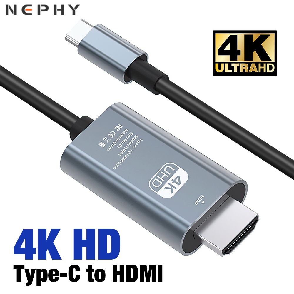 4K HD Video Cable USB Type C to HDMI Convert USBC USB-C TYPEC TYPE-C A HDMI  2.0 2M Wire AV Transmit Link From Mobile Phone Laptop Screen To TV  Projector | Shopee