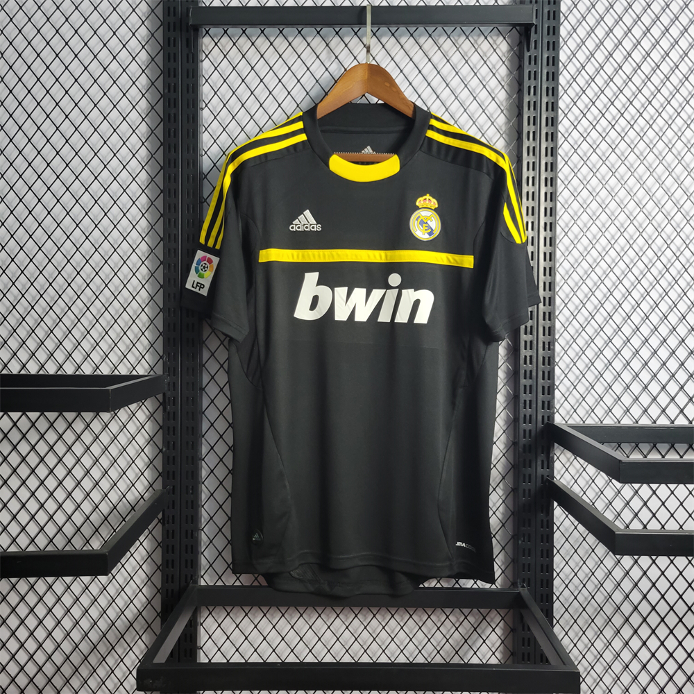 11-12 Retro Soccer Jersey RMA Goalkeeper Iker Casillas Black Shirt 2011 ...