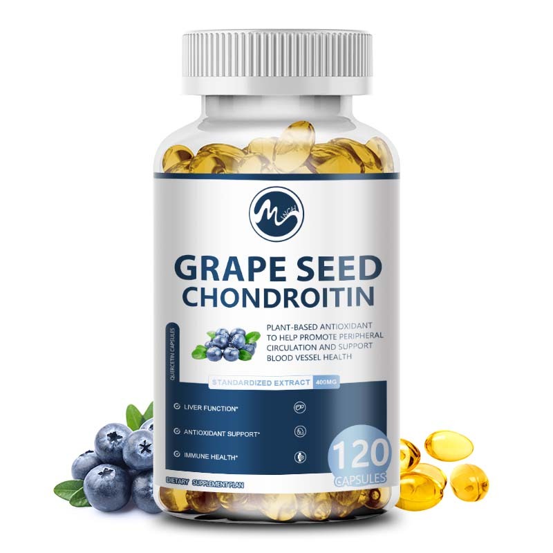 Minch Grape Seed Extract Chondroitin 20000mg Capsules Pure Strength
