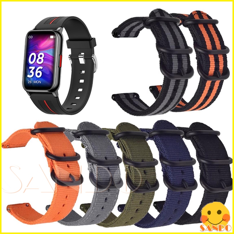 NORTH EDGE H76 Smart watch Canvas Nylon woven fabric strap smartwatch ...