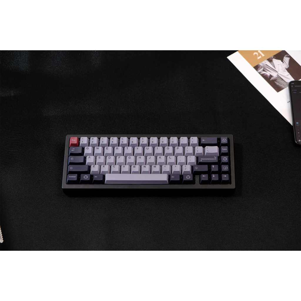 GMK Mercury Keycaps, 129 Keys PBT Keycaps Cherry Profile DYE-SUB ...