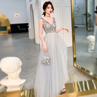 EAGLELY Banquet Luxury High-End Plus Size Formal Evening Dresses 2024 For  Women Elegant Classy Ball Gown For Debut 18 Years Old Gown For Bridesmaid  Civil Wedding Sponsor Outfit