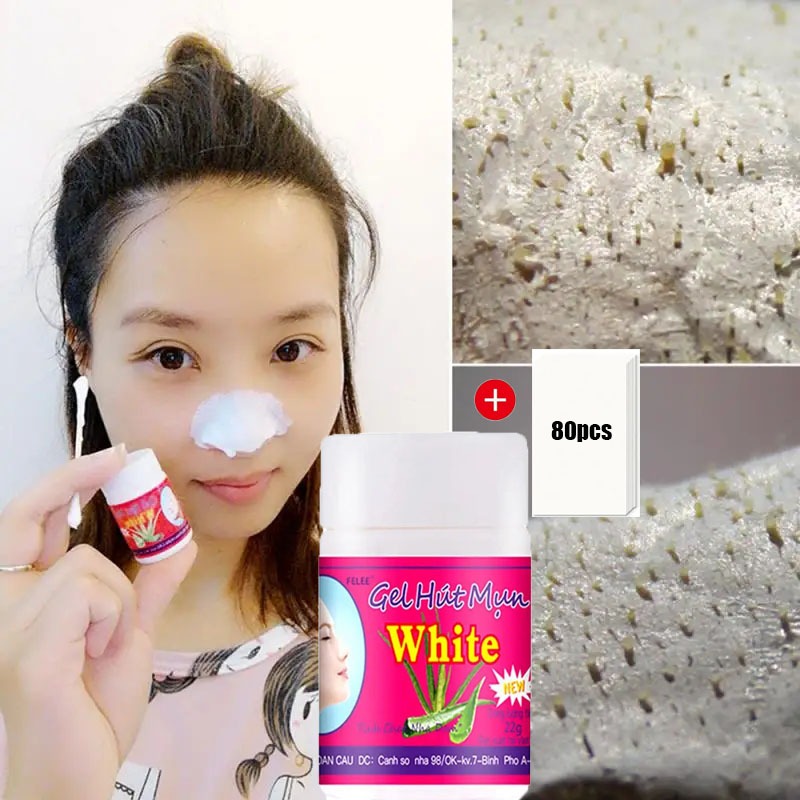 Thai white blackhead removal water aloe Vera glue tear nose patch ...