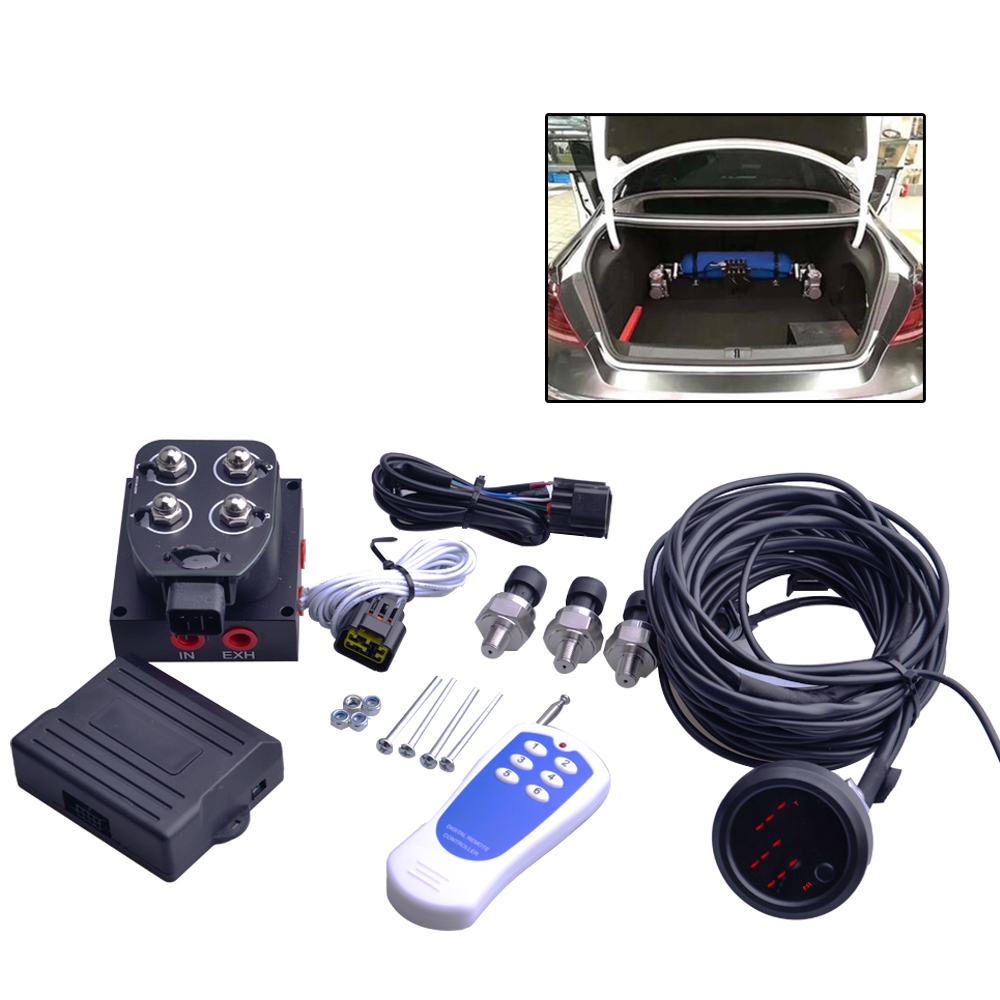 3/8" NPT SOLENOID 8PK W/FOUR SLOW DOWN DUMP VALVE SUSPENSION/AIR - Foto 14