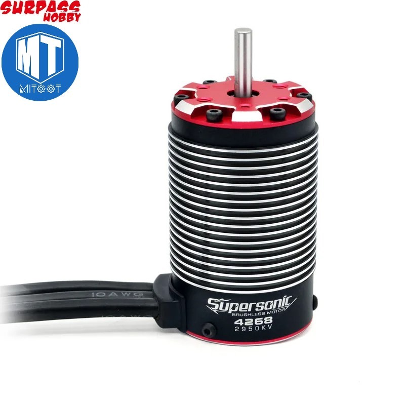 Moteur Brushless 3674 1650KV Pour RC 1/8 - Buggy, Bateau - Boîtier Aluminium Dissipateur Chaleur - Fiche 4.0 Mm - 11