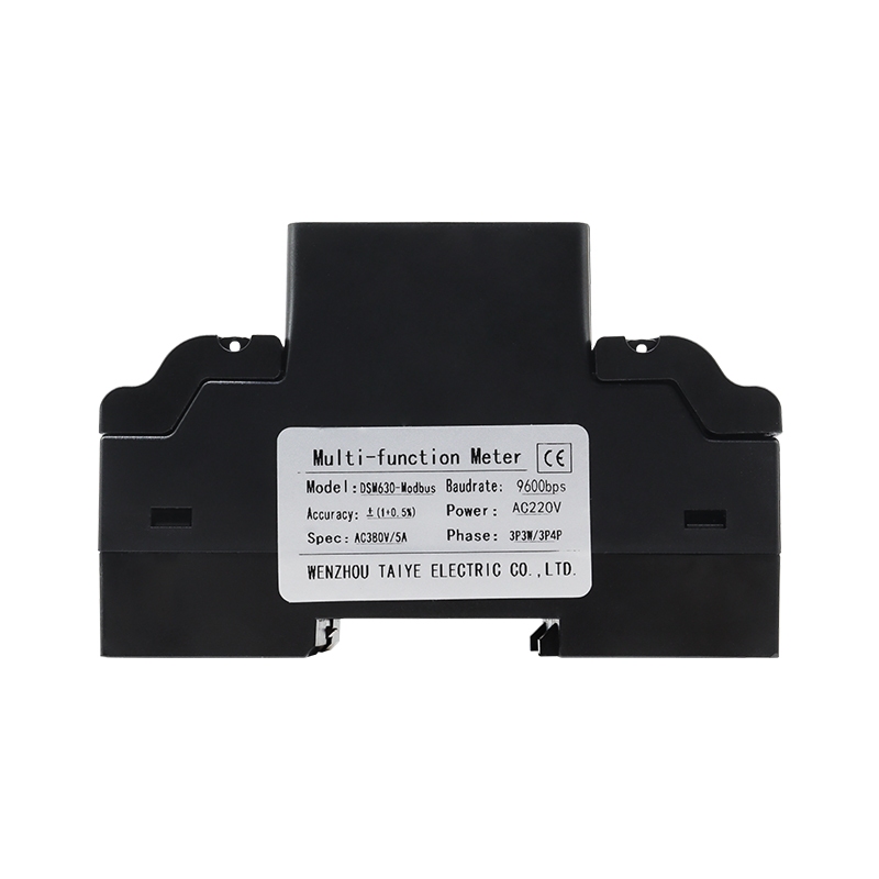 3 Phase 4 Wire Multifunction Power Instrument RS485 Din Rail Wattmeter ...