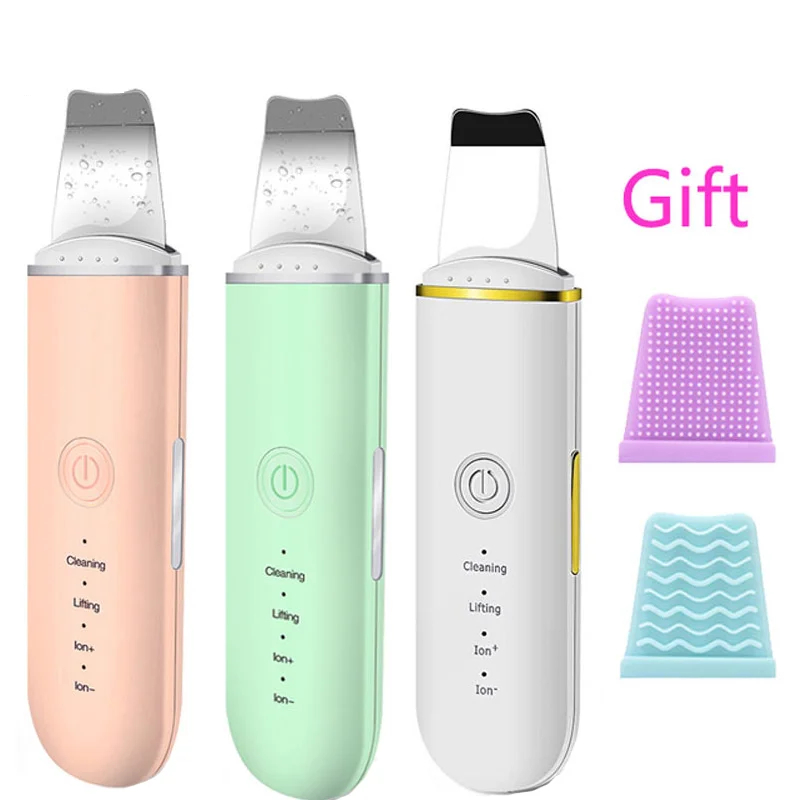 Ultrasonic Skin Scrubber Deep Face Cleaning Machine Peeling Shovel ...