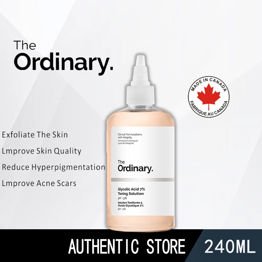 The Ordinary Toner Glycolic Acid 7 Toning Solution Exfoliation Underarm Deodorization Acne 4665