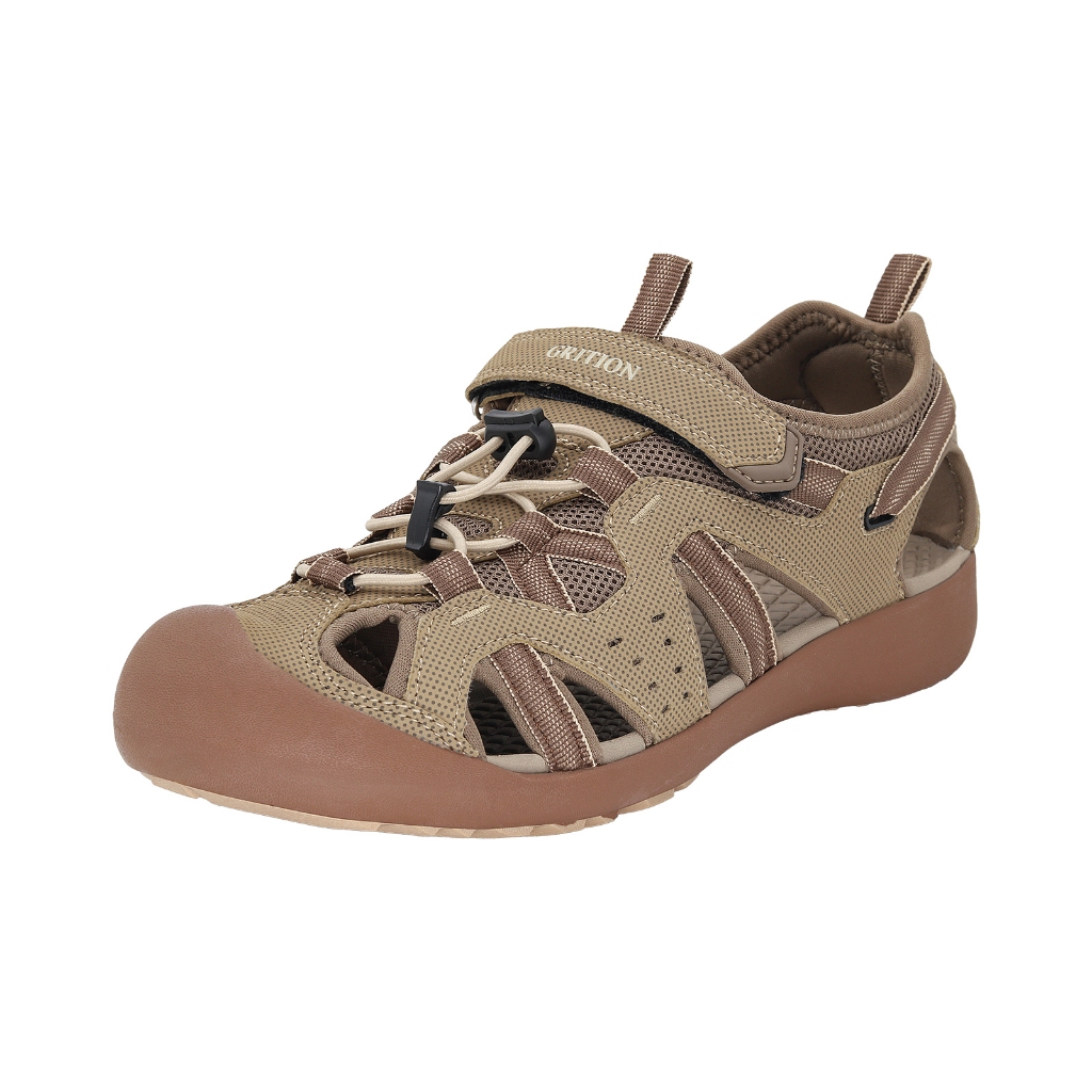 GRITION Mens Outdoor Trekking Sandals Flat Non Slip Collision
