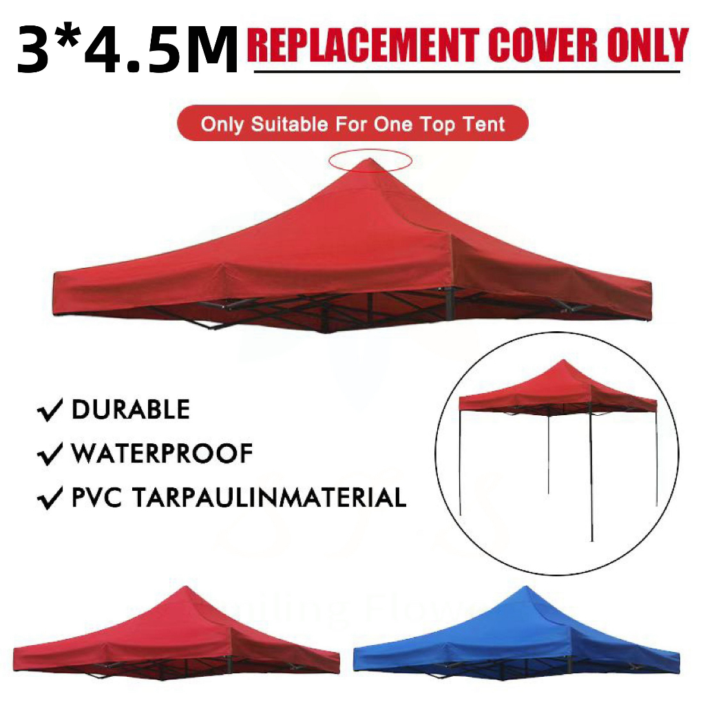 Fast delivery 2X2M 3X3M 3X4.5M Tent Cover Replacement Camping Outdoor Tent Top Cover Waterproof Tent Cloth Retractable tent Cover For One Top Tent Sun Shelter Cloth Oxford 420D Shopee Philippines