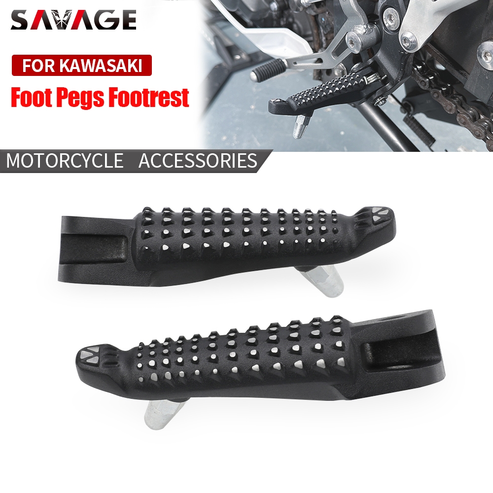 Front Foot Rest Pegs & Brackets For Kawasaki Ninja ZX-6R 2009-2011