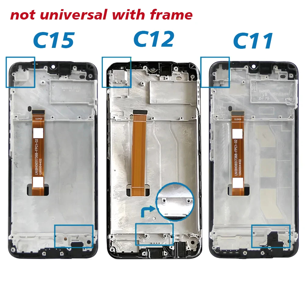 IPARTSEXPERT Original LCD For OPPO Realme C11 C12 C15 LCD Display Touch ...