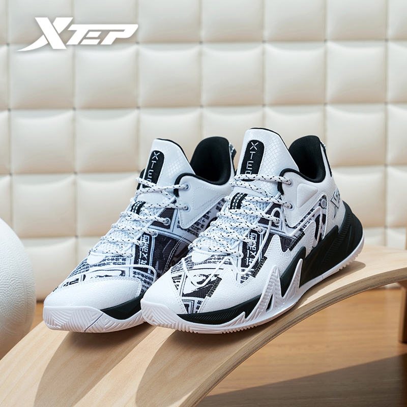 XTEP Men COMEBACK 1.0 Basketball Shoes Rebound Shock-absorbing Heel ...