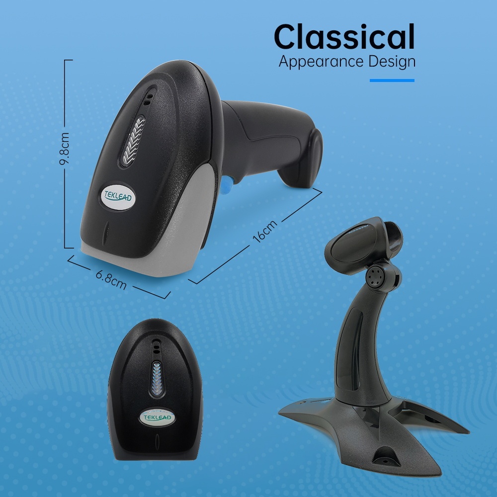 Handheld 2D Barcode Scanner Wired USB 2.4G Wireless interface Bar Code ...