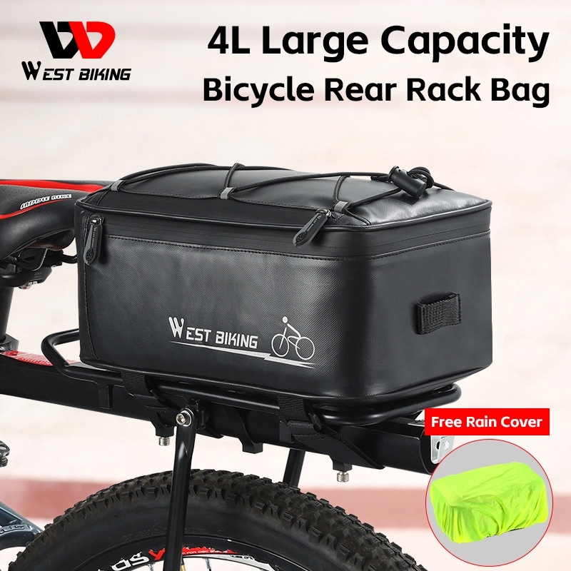 Mountain Bike Bike Bag Rear 【PH Delivery】WEST BIKING 4L Bicycle