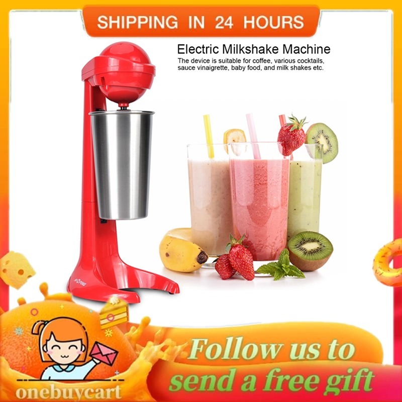 Onebuycart Double Head Electric Milkshake Machine Maker Coffee Drink ...