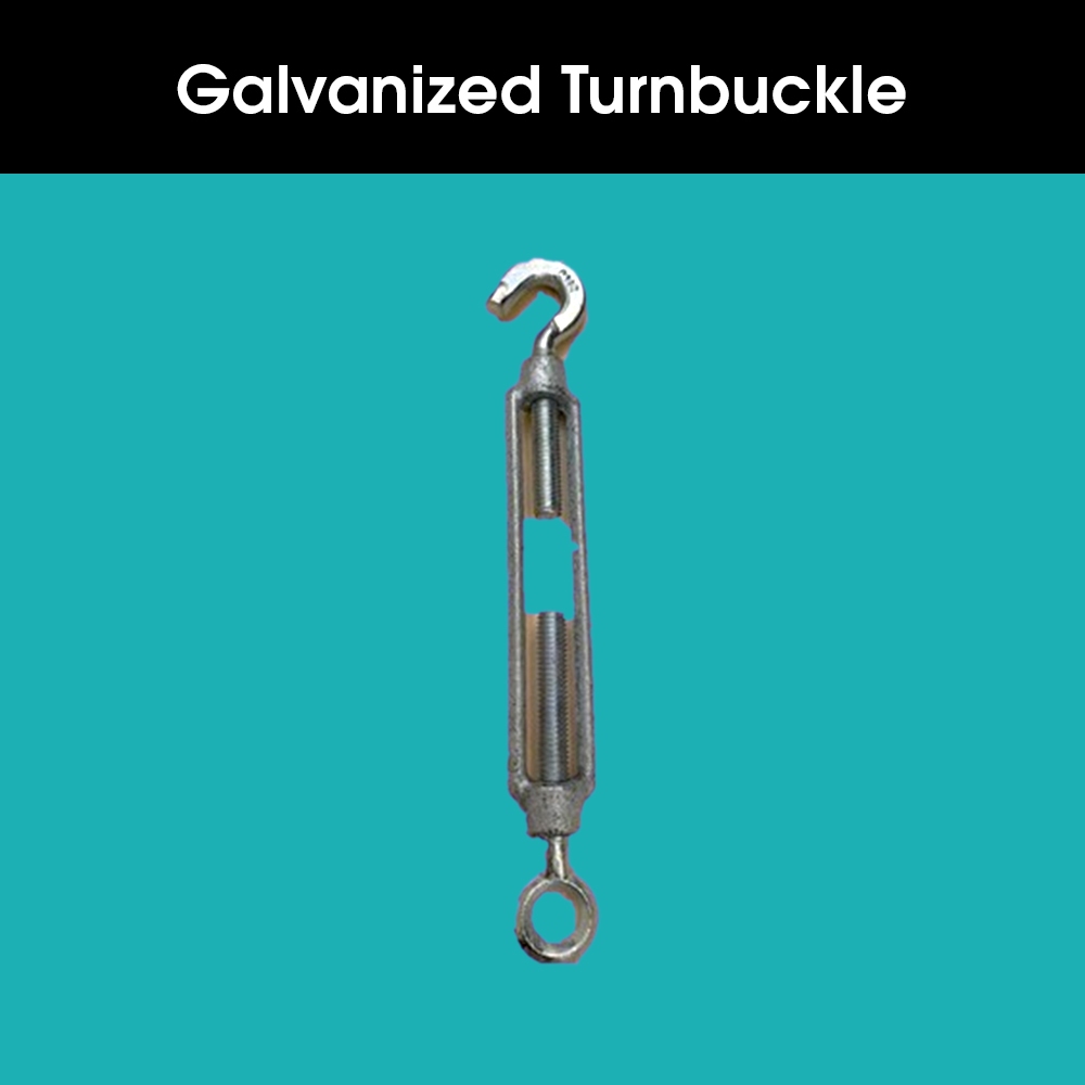 Feilizi Galvanized Turnbuckle 1/2" ( M 12 ) Turnbuckle screws, ordinary