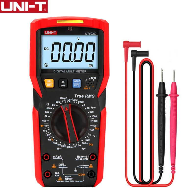 UNI-T UT89X/UT89XD True RMS Digital Multimeter Tester 20A High Current ...