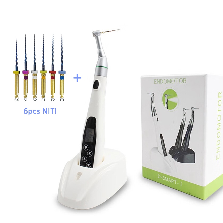 AZDENT Wireless LED Endo Motor With Apex Locator – 16:1 Contra Angle, Root Canal Finder Kit - View #2