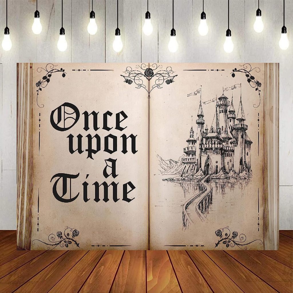 5 3ft Fairy Tale Books Backdrop Once Upon A Time Backdrops Ancient