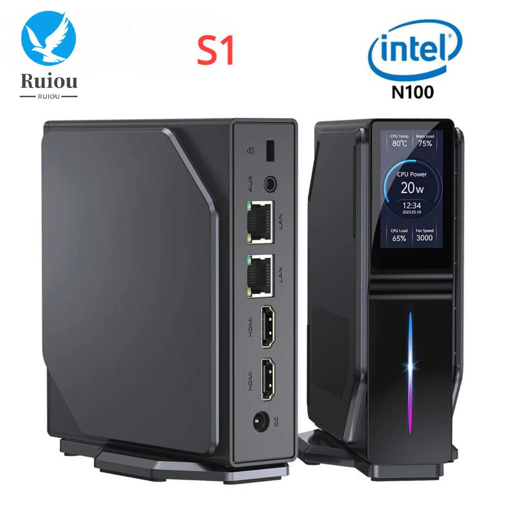 S1 Intel Alder Lake N100 Mini Pc Minipc Gaming Gamer Windows 11 HDMI ...
