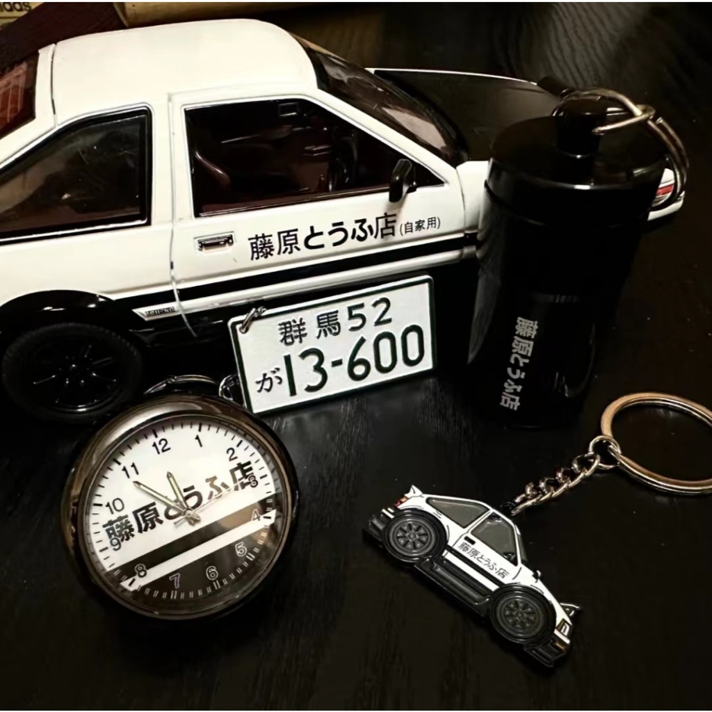 JDM Speed Racing Car Clock Ornaments Auto Watch Initial D Mini ...