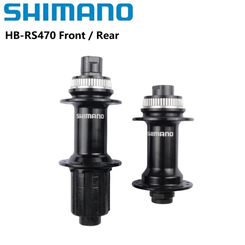 SHIMANO HB-RS470 Front/Rear 28 Holes Hub 10/11 Speed Centre Lock Disc ...
