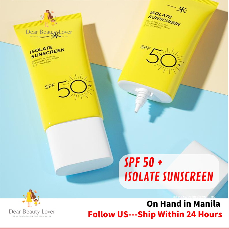 Brightening Sunscreen Spf 50 Suncream Good Effective Face Body Sunblock Cream 50ml Shopee 0080