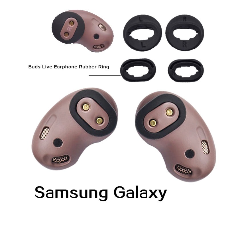 Samsung Galaxy Buds Live Bluetooth Earphones Rubber Ring Ear Cap Replacement Silicone Cover Ear