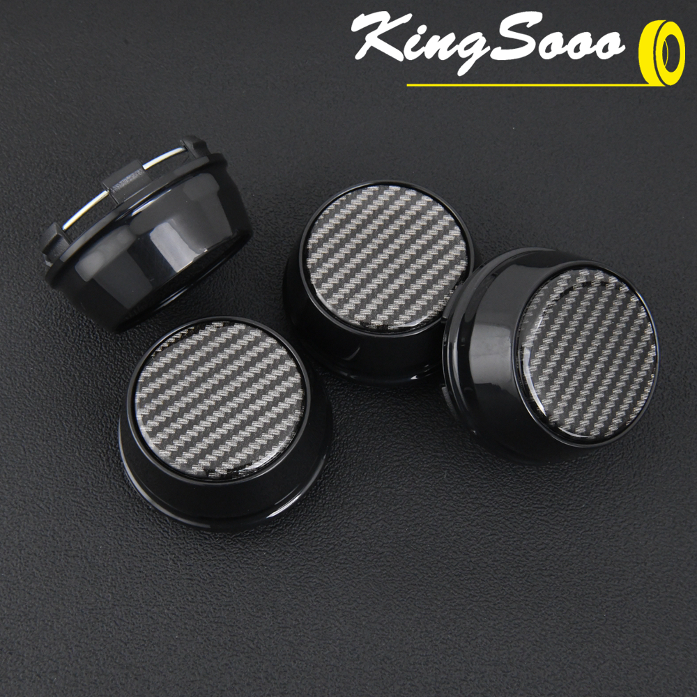 4PCS JDM Rim Cap 61mm Clip Sport Wheel Cap Blank Sticker Wheel Center ...