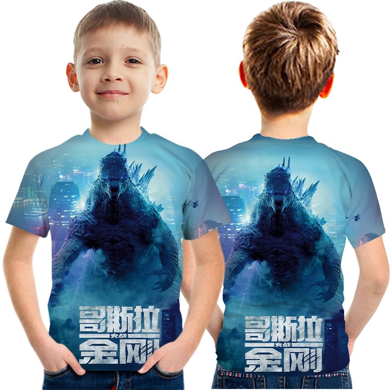 2024 Science Fiction Movie Godzilla Vs. King Kong Children's Fashion ...