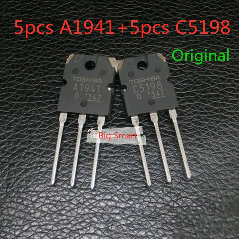 10pcs 2SA1941 2SC5198 TO-3P A1941 C5198 audio paired transistor ...