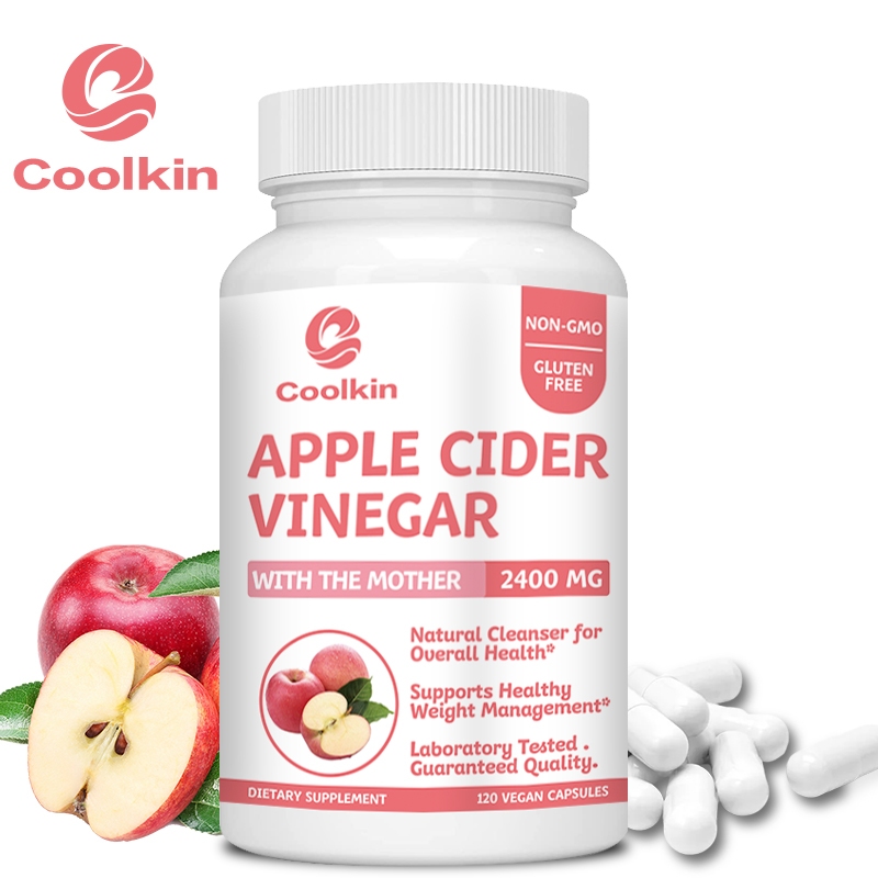 Coolkin Apple Cider Vinegar Promoting Metabolism Dietary Capsule 30 60 120 Capsules Shopee