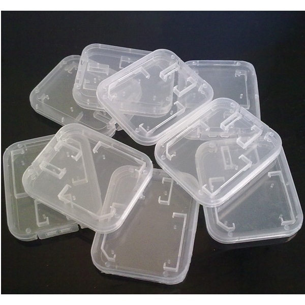 SD card protection box, memory card small white box, SDHC transparent ...