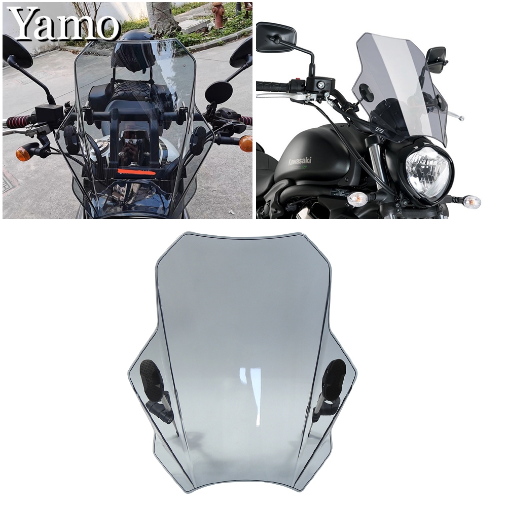 Adjustable Windshield Motorcycle For KAWASAKI VULCAN S 650 windshield ...