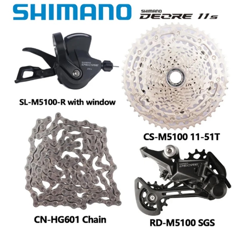 SHIMANO DEORE M5100 11 Speed Groupset MTB Mountain Bike Shifter Rear Dearilleur Cassette Chain Bicycle 11v Part M5120 Set Shopee Philippines