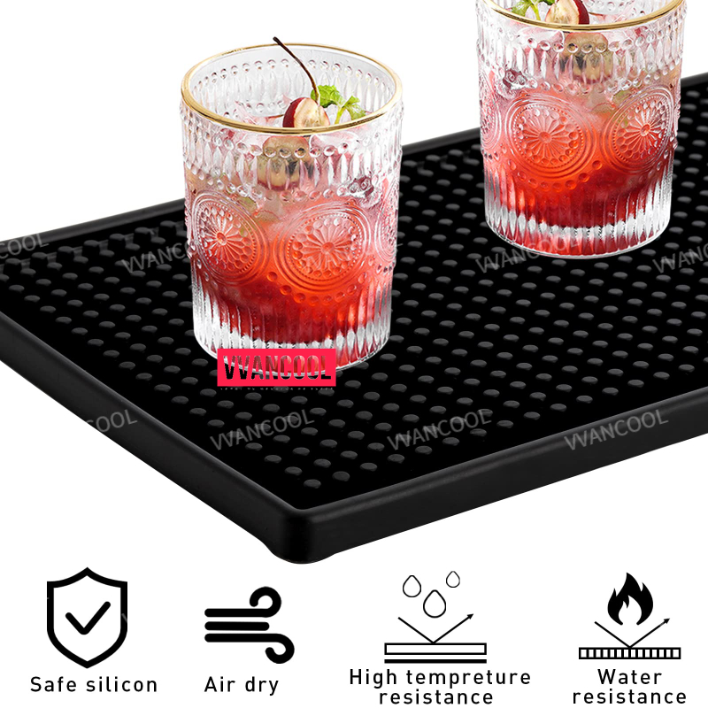 VVANCOOL Rubber Bar Service Mat Coffee Mat for Home Bar PVC Counter Top ...