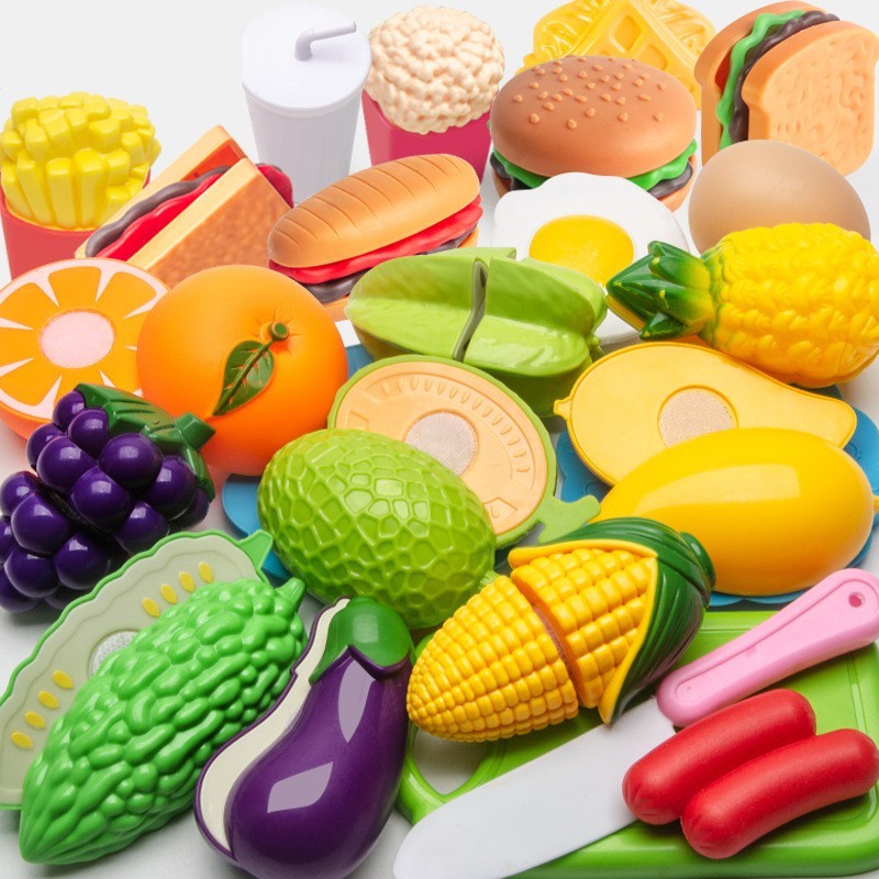 Fruit Vegetables Plastic Fruit And Veg Toys Amazon Toy Food JOYIN