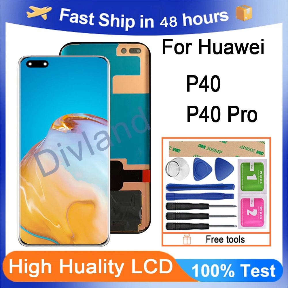 OLED TFT For Huawei P40 P40 Pro LCD Display Touch Screen Replacement ...