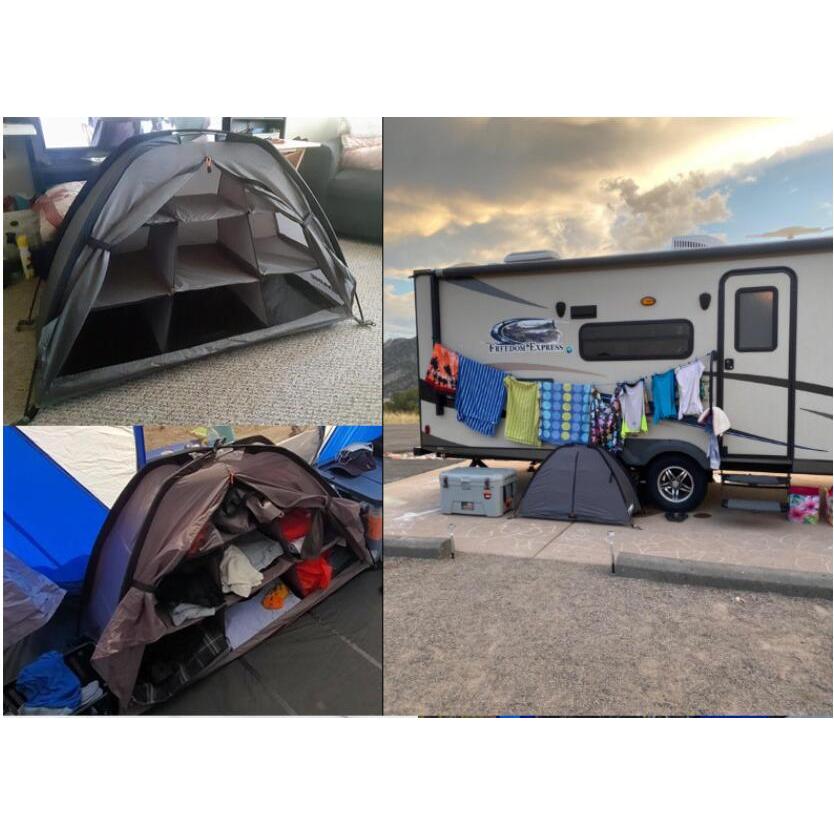 Outdoor Storage Cabinet, Camping Shoe Cabinet, Shoe Rack, Tent ...