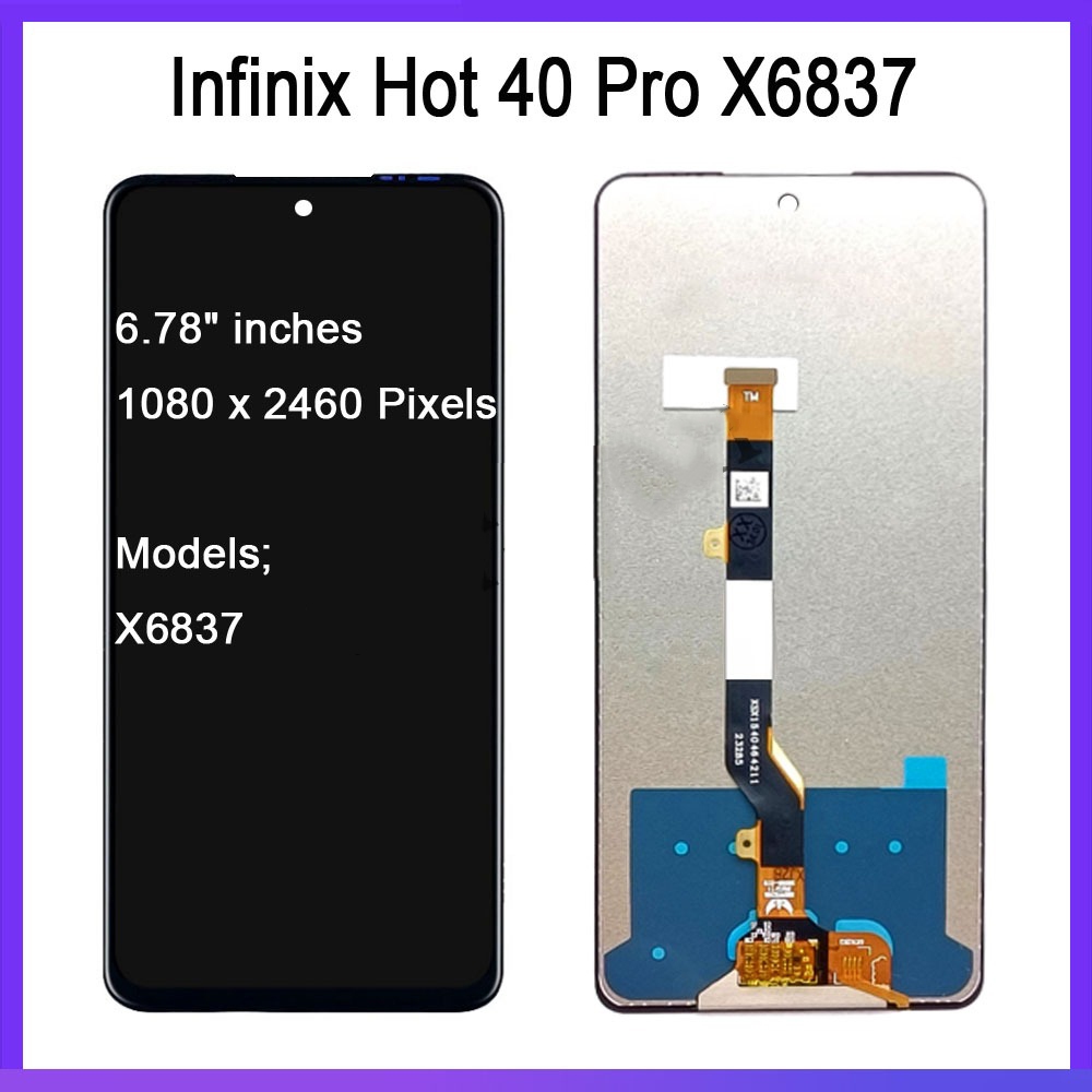 COMUSES Original LCD For Infinix Hot 40 / 40i / 40 Pro LCD Display ...