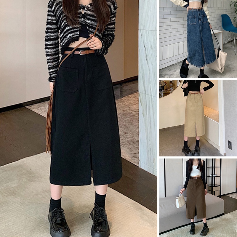 Getadme 2 Black Cargo Flare Jeans Women Streetwear Vintage Baggy Korean High Waist Denim Pants Y2k Causal Kpop Wide Leg Trousers