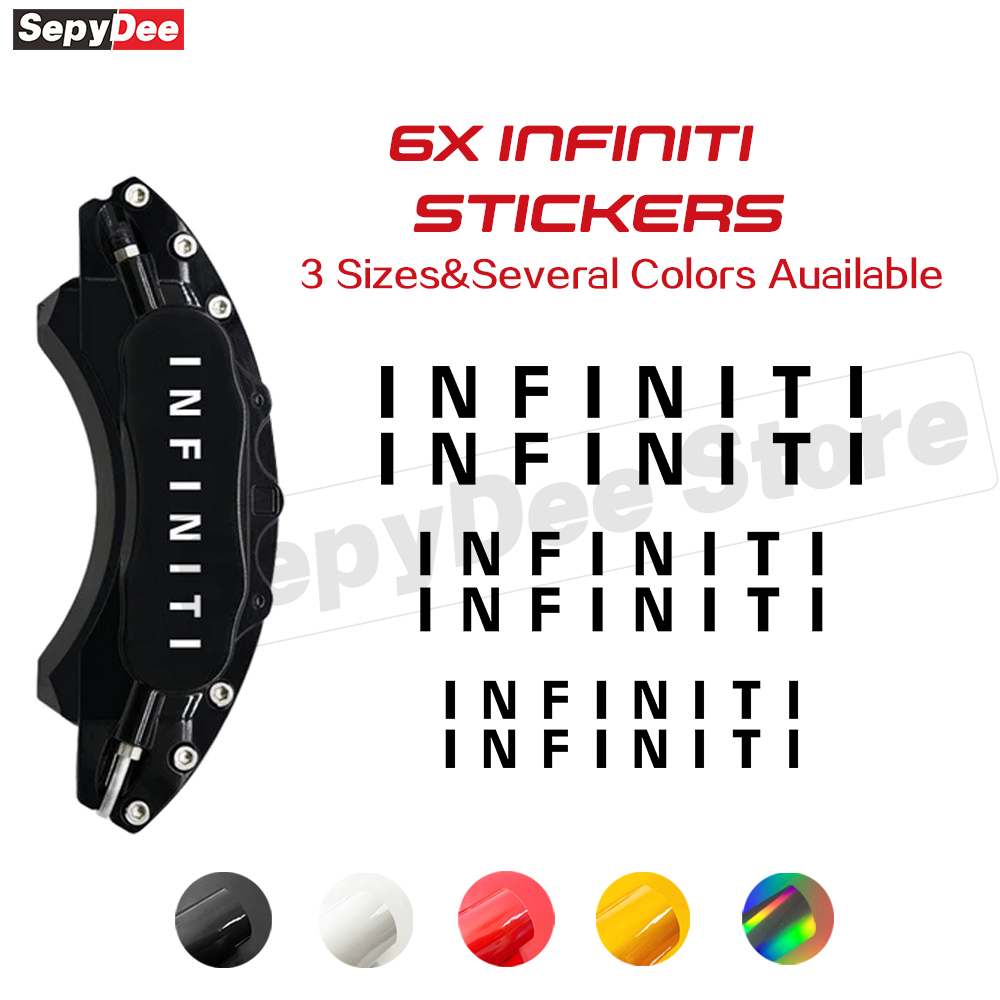 6x Brake Caliper Decal Sticker Waterproof And High Temperature ...