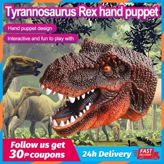 Dinosaur Finger Hand Puppet Dino T Rex Animal Raptor Toys Kids