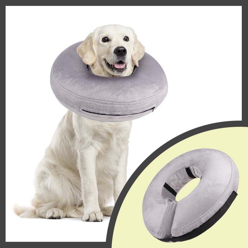 Curated visual reference: Pet Injury Prevention Products Reference: Dono Dog Pet Collar Inflatable Anti Bite Injury Recovery Neck