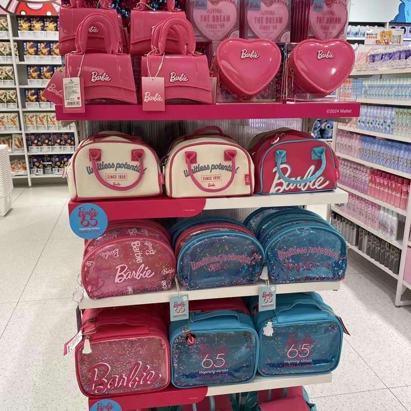 Miniso Barbie Series Hourglass Jelly Bag Simple Yet Special