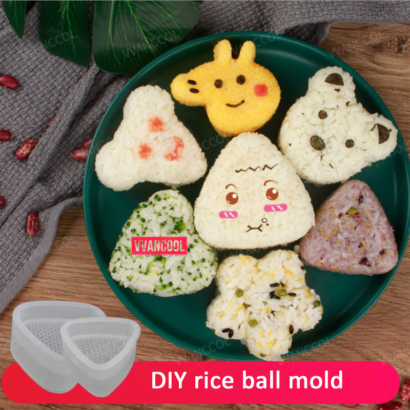 Creative cartoon shape triangle rice ball mold household children's ...