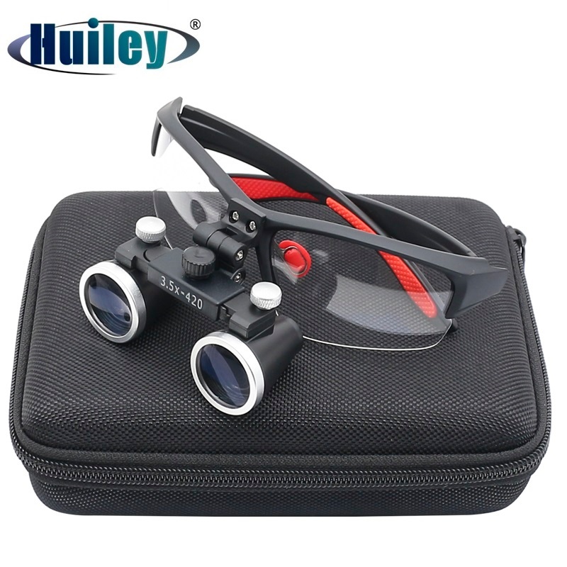2.5X 3.5X Dental Loupe Binocular Magnifier Optical Magnifying Glass ...