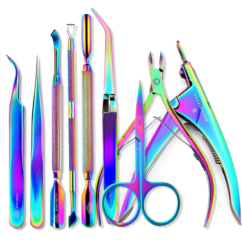 Born Pretty Nail Clipper Cutter Scissors Stainless Steel Tweezer Dead ...